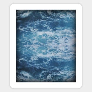 Blue Ocean Waves Sticker